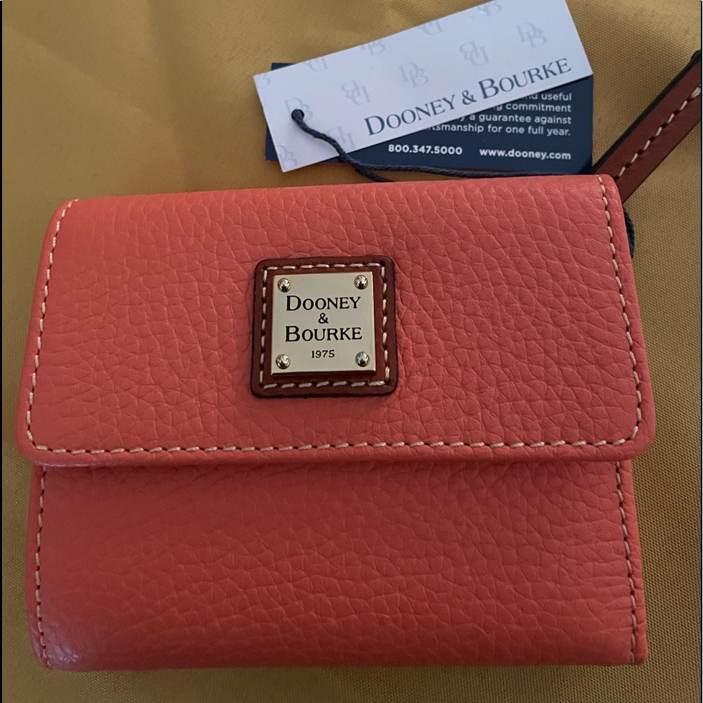 Dooney & Bourke Coral Pebble Grain Wallet